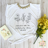 CONSIDER THE LILLIES - WILDFLOWERS  | WOMEN'S FLOWY MUSCLE T-SHIRT WITH ROLLED SLEEVES - Salt and Light Boutique