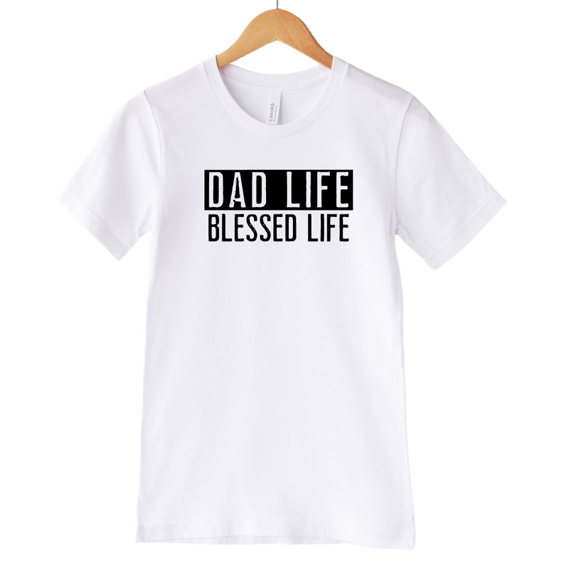 Christian Dad Shirts: Dad Life Blessed Life - Salt and Light Boutique