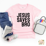 JESUS SAVES BRO YOUTH T-SHIRT - Salt and Light Boutique