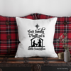 Stable Foundation Christmas Pillow - Salt and Light Boutique