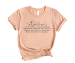 Definition Teacher Shirt