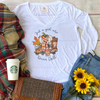JUST A GIRL WHO LOVES FALL LONG SLEEVE T SHIRT - Salt and Light Boutique