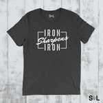 IRON SHARPENS IRON V.1 CHRISTIAN MEN'S T-SHIRT | STRONG AS STEEL COLLECTION - Salt and Light Boutique