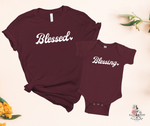 Mommy and Me Tees | Blessed & Blessing - Salt and Light Boutique