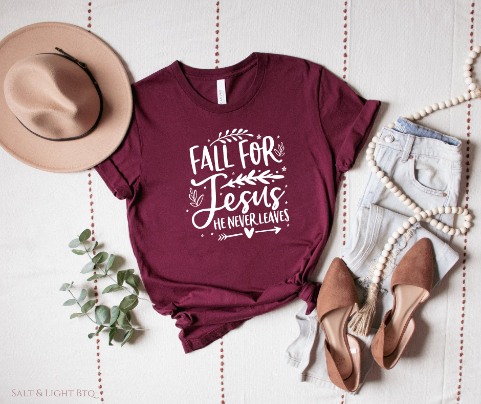 Fall For Jesus Christian Shirts - Salt and Light Boutique