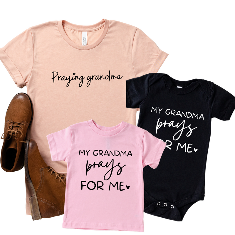 Faith Based Grandma and Me Shirts: Salt and Light Btq