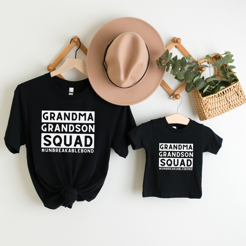 Grandma and Grandson Faith Based Grandma and Me Shirts: Salt and Light Btq