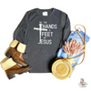 HIS HANDS AND FEET FALL LONG SLEEVE T SHIRT - Salt and Light Boutique