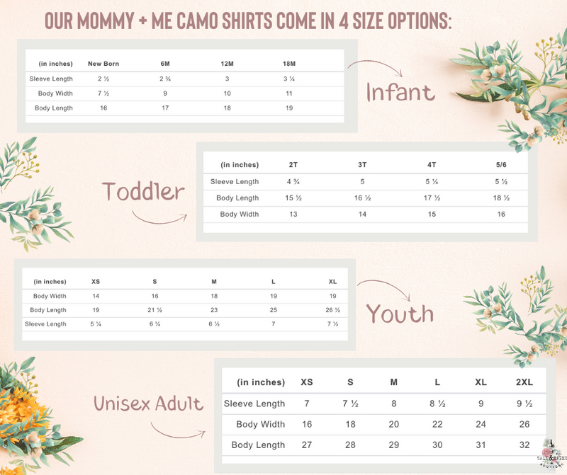 Mommy and Me Camo Shirts | Christian Mommy and Me Tees | Camo Shirts | SLB