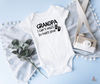 Grandpa I can't wait to meet you onesie. Grandpa Baby Announcement: Pregnancy Announcement to Parents | SLB
