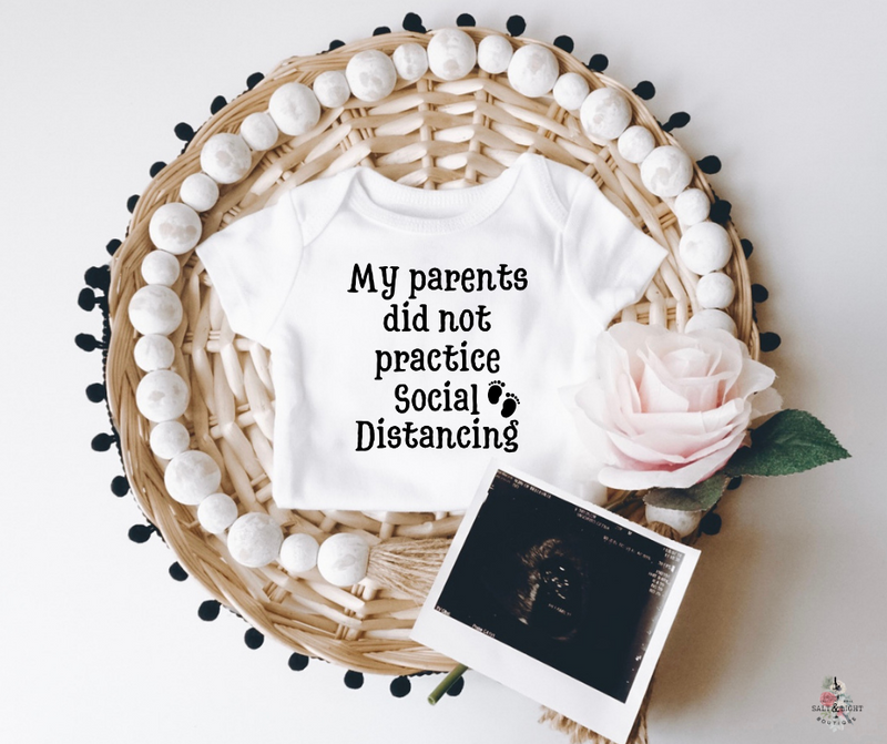 My parents did not practice Social Distancing Baby Announcement | SLB