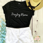PRAYING MAMA TRIBLEND T-SHIRT | WOMEN'S V-NECK - Salt and Light Boutique