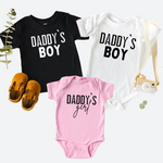 Daddy & Daddy's Girl / Boy Matching Shirts for Dad and Baby - SLB