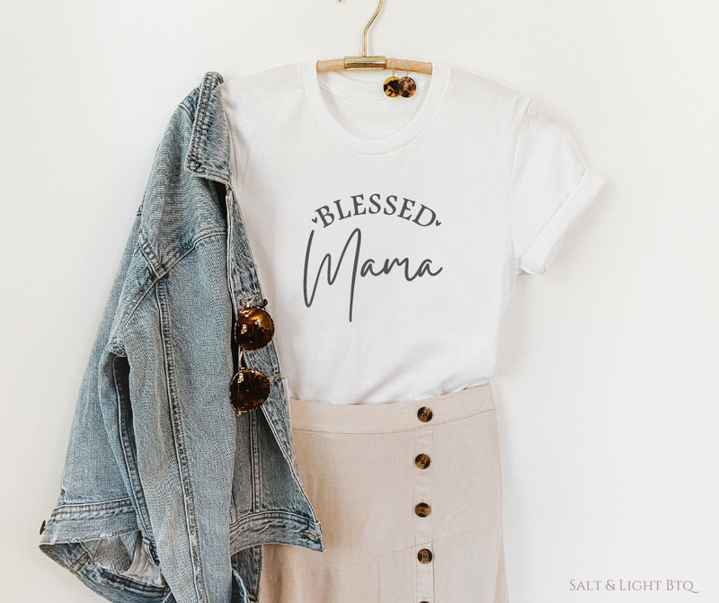 Blessed Mama and Kiddo: Mommy and me Shirts | Salt and Light Boutique