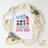 JESUS IS MY FAVORITE SUPER HERO INFANT + TODDLER SHIRT | SUPER KIDDOS COLLECTION - Salt and Light Boutique