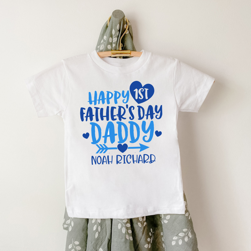 Happy First Father's day baby Girl Boy Outfit | Salt & Light Boutique