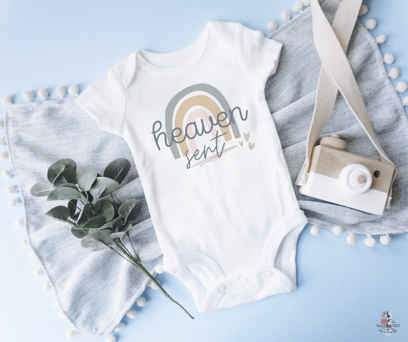 Rainbow Baby Baby vest Miracle Baby Newborn Baby Baby Shower Gift Pregnancy  Announcement Babygrow