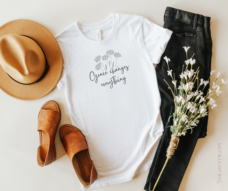 Grace changes everything Shirt | Salt and Light Boutique