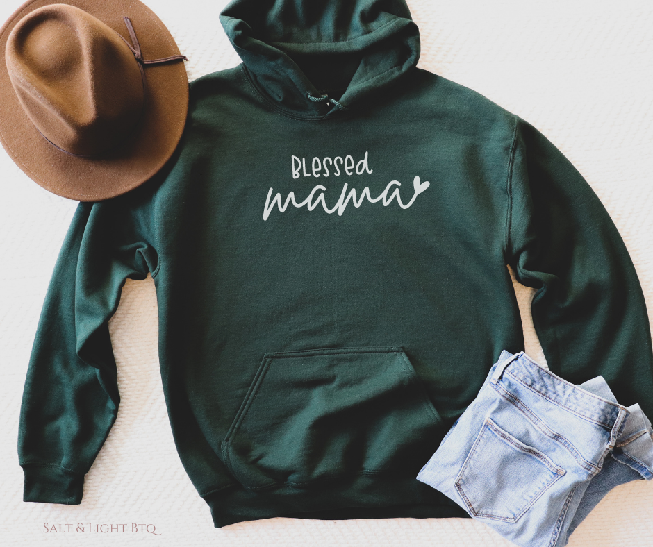 Blessed Mama Hoodie - Salt and Light Boutique