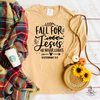 FALL FOR JESUS LONG SLEEVE T SHIRT - Salt and Light Boutique