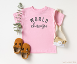 World Changer Toddler Tee. World Changer Toddler Shirts: Kids Clothing | Salt & Light Boutique