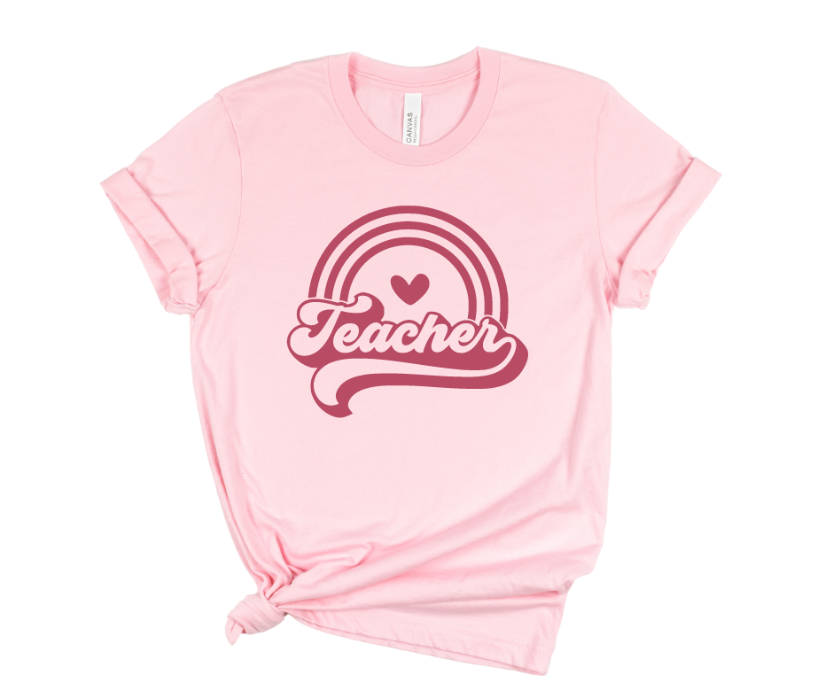 Rainbow Teacher Shirts - CUSTOM