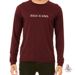 JESUS IS KING MEN'S LONG SLEEVES T-SHIRT - Salt and Light Boutique