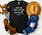 Rise Up Tee. Women's Christian T shirts & Apparel - Salt and Light Boutique