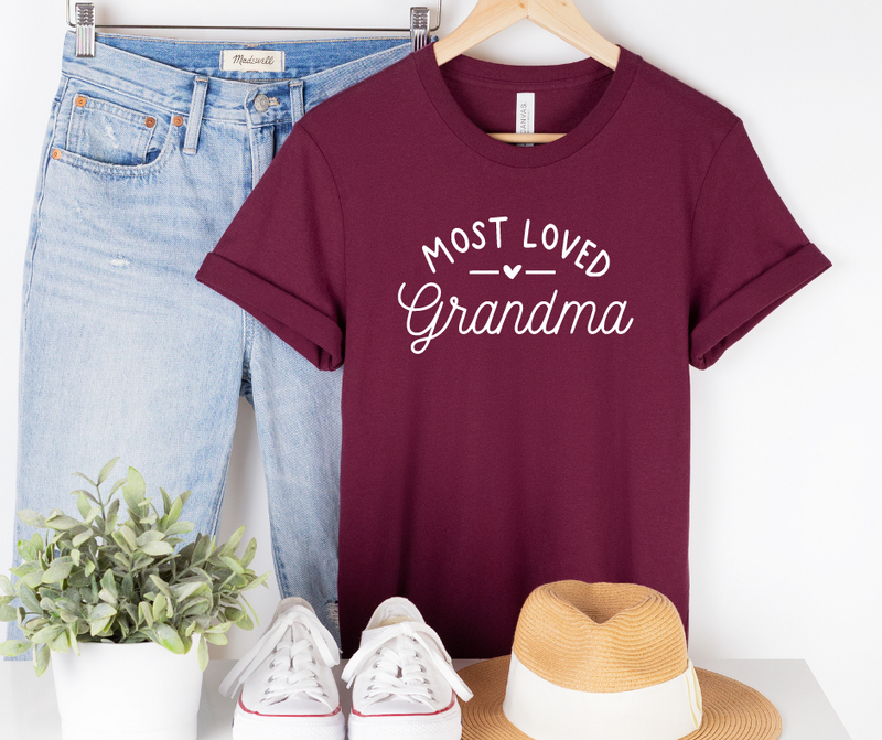 Most Loved Grandma Shirt: Salt and Light Boutique