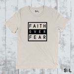 FAITH OVER FEAR CHRISTIAN V.7 MEN'S T-SHIRT | FAITH OVER FEAR COLLECTION - Salt and Light Boutique