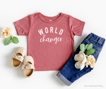 World Changer Toddler Tee. World Changer Toddler Shirts: Kids Clothing | Salt & Light Boutique