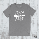 FAITH OVER FEAR CHRISTIAN V.2 MEN'S T-SHIRT | FAITH OVER FEAR COLLECTION - Salt and Light Boutique