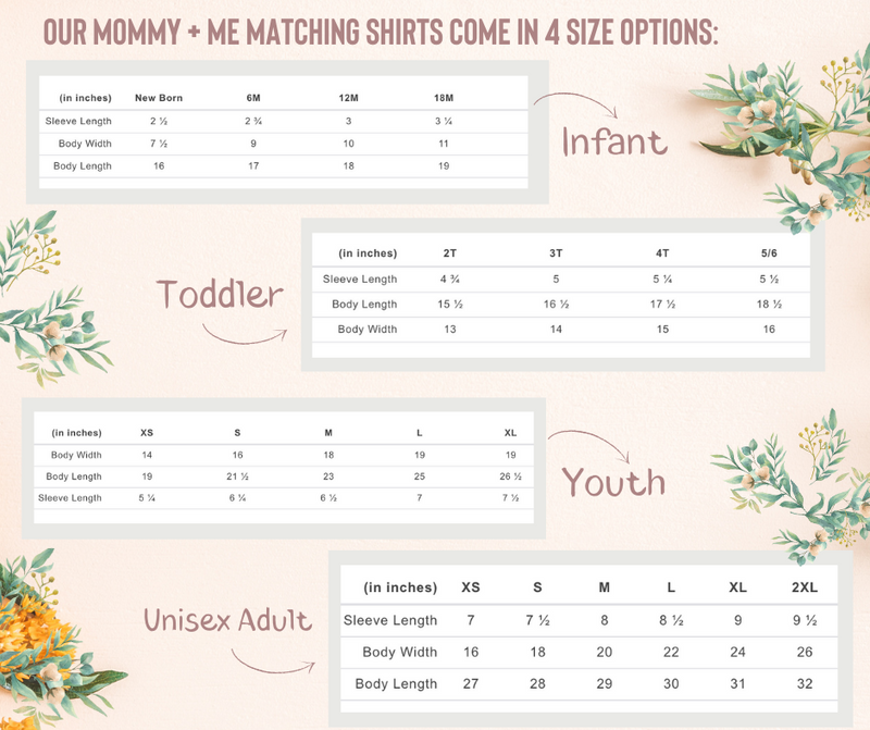 Blessed Mama and Babe Matching Shirts - FLORAL