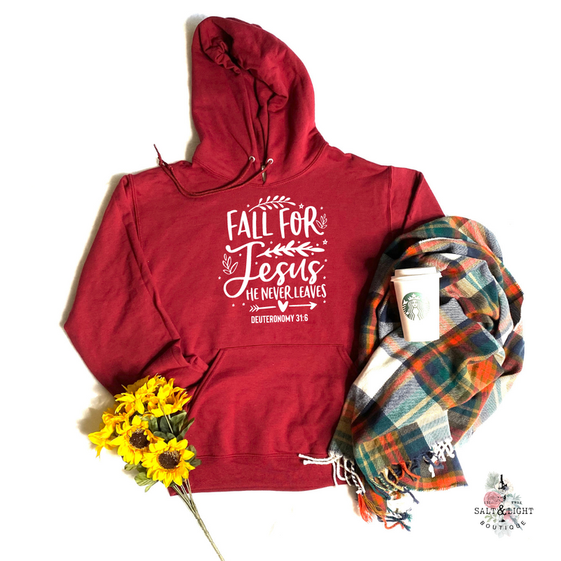 Fall for Jesus Hoodie: Christian Fall Clothing | SLB