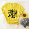 WORLD'S COOLEST MOM SHORT SLEEVE WOMEN'S T-SHIRT | UNISEX CUT - Salt and Light Boutique