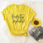 PERFECTLY IMPERFECT SHORT SLEEVE WOMEN'S T-SHIRT | UNISEX CUT - Salt and Light Boutique