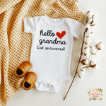 CHRISTIAN PREGNANCY ANNOUNCEMENT TO GRANDMA - Salt and Light BoutiqueHello Grandma Pregnancy Announcement Onesie: Baby Announcement | SLB