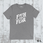 FAITH OVER FEAR CHRISTIAN V.3 MEN'S T-SHIRT | FAITH OVER FEAR COLLECTION - Salt and Light Boutique