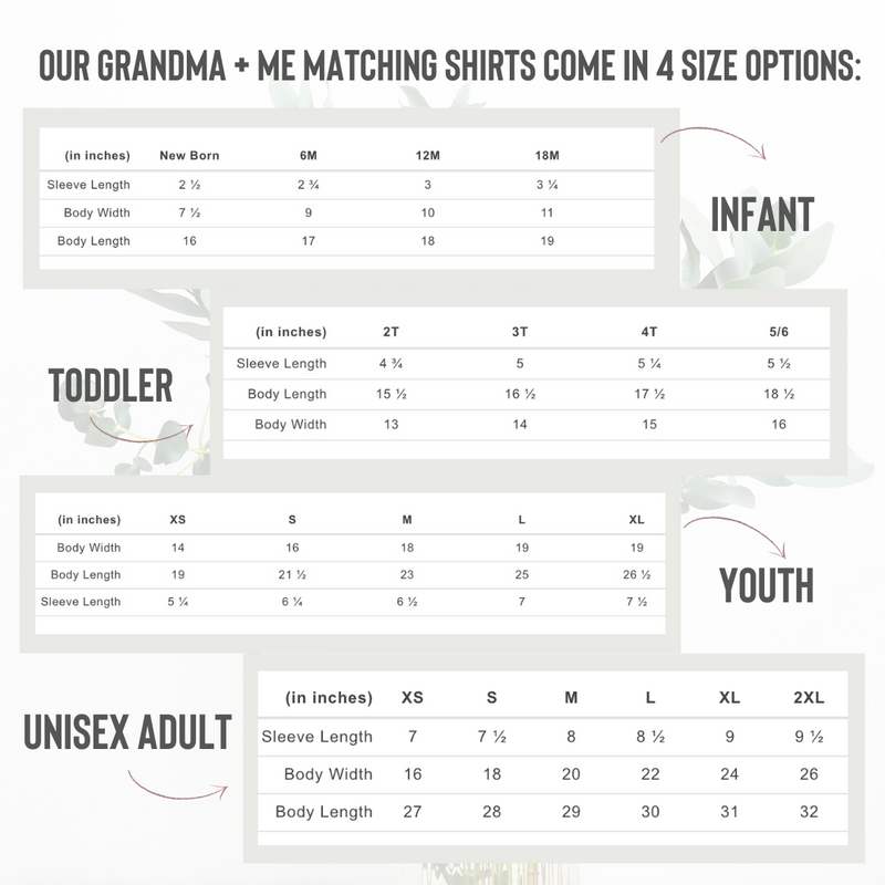 Grandma + Grandma's Girl / Boy Matching Shirts
