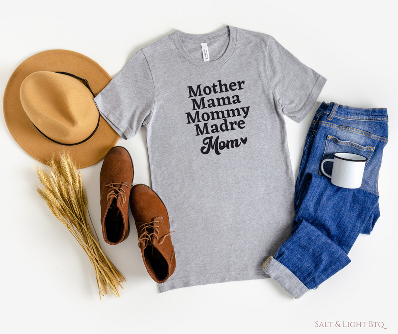 Power Mom (Mommy / Mama / Mother's Day / White)' Unisex Tri-Blend